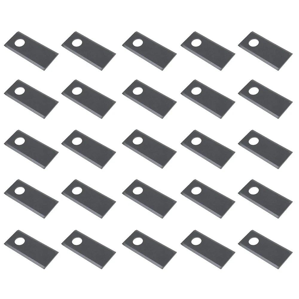 25 Interchangeable Flat Disc Mower Blades for PZ Zweegers CM184, CM210, CM215