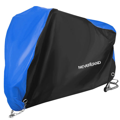 Waterproof Motorcycle Cover for Bike Scooter Moped (All Weather UV Protector)