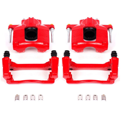 2X S5044 Brake Calipers Front for Jeep Wrangler JK (2007–2018)