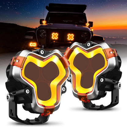 3" LED Pod Light for Pickup Truck (2010–2023)