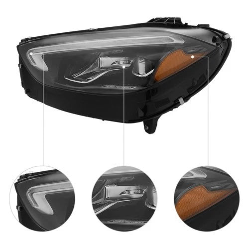 LED Headlight Left Side for Mercedes-Benz C-Class C300 W206 (2022–2024) A 206 906 43 03