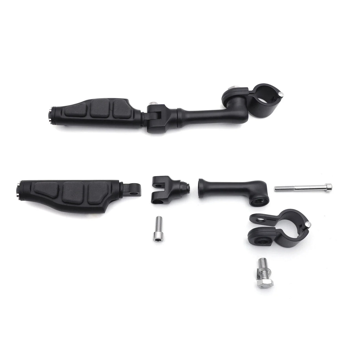 4.5" Black Flat Stiletto Foot Pegs for Harley Sportster