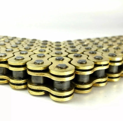 O-Ring Drive Chain 520-120 for ATV Motorcycle (520 Pitch, Gold Color)