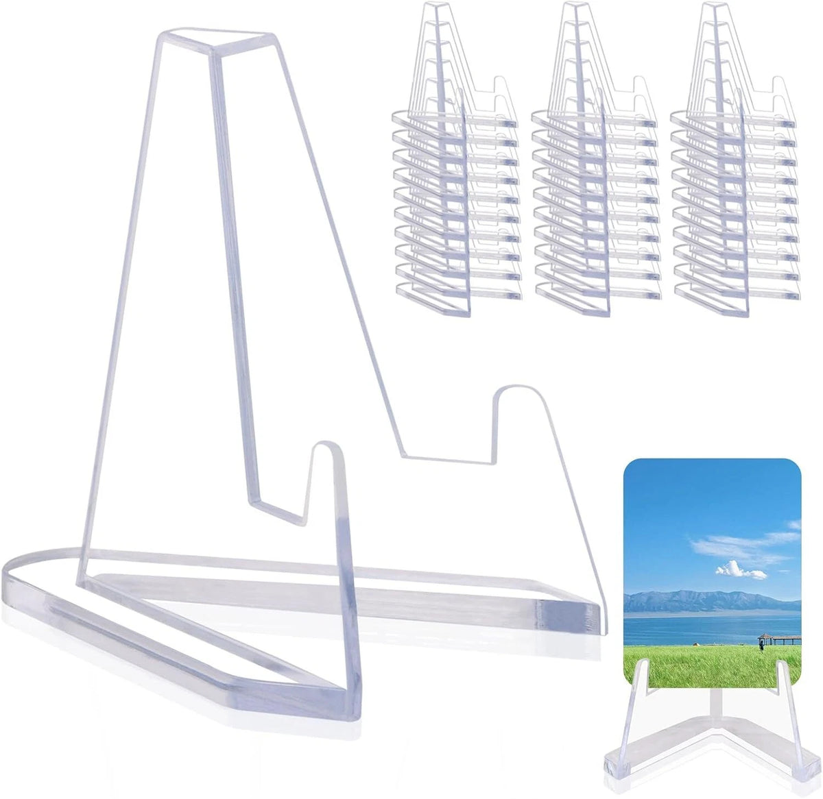 30 Packs Card Display Stand for Sports (No Specific Part Numbers)