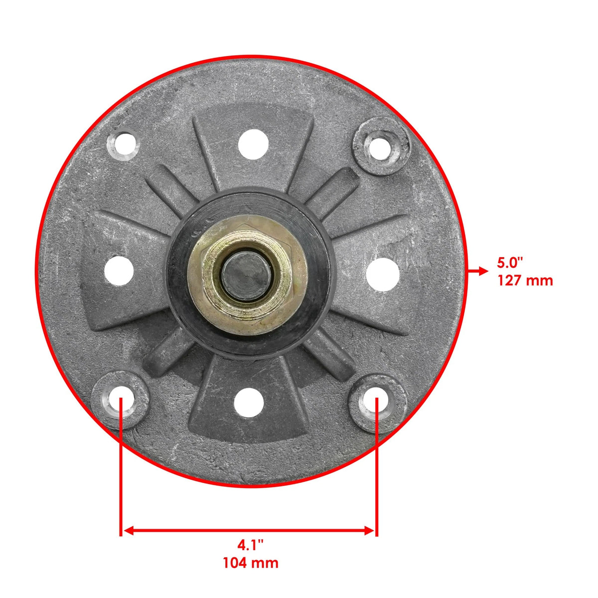 42" Deck Spindle Blade Kit for John Deere LA115 LA120 LA125 LA135 S100 S110 (SD1122+PY1322+MB3242)