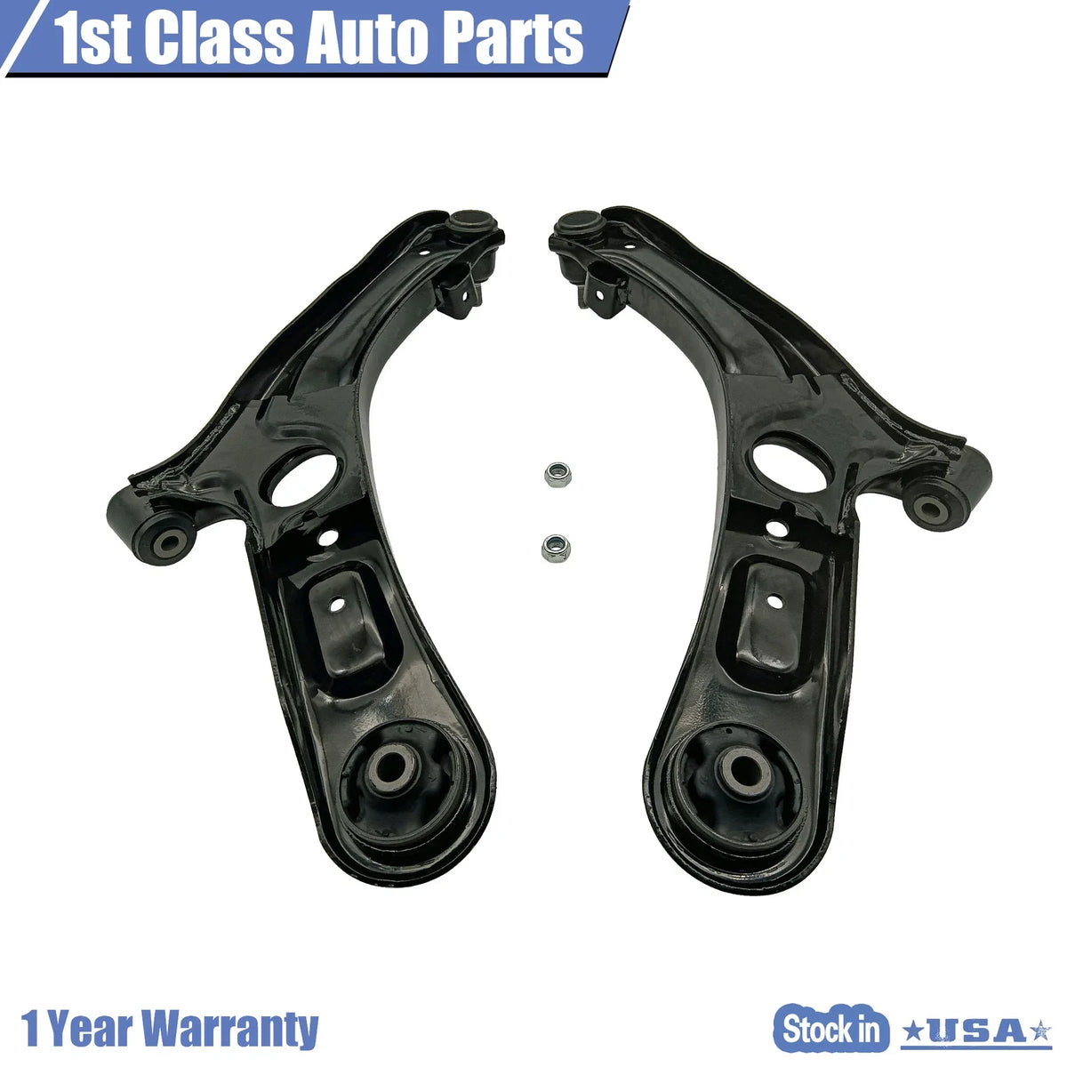 2X Front Control Arms & Ball Joints Kit for Hyundai Veloster Elantra (2011–2017)
