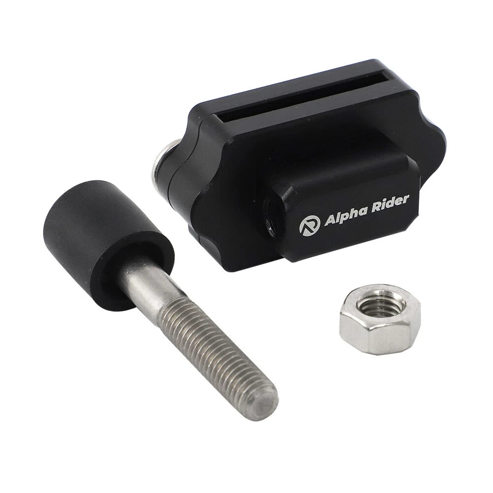 Adjustable Billet Clutch Pedal Stopper Plate Bracket Crank Kit for Universal