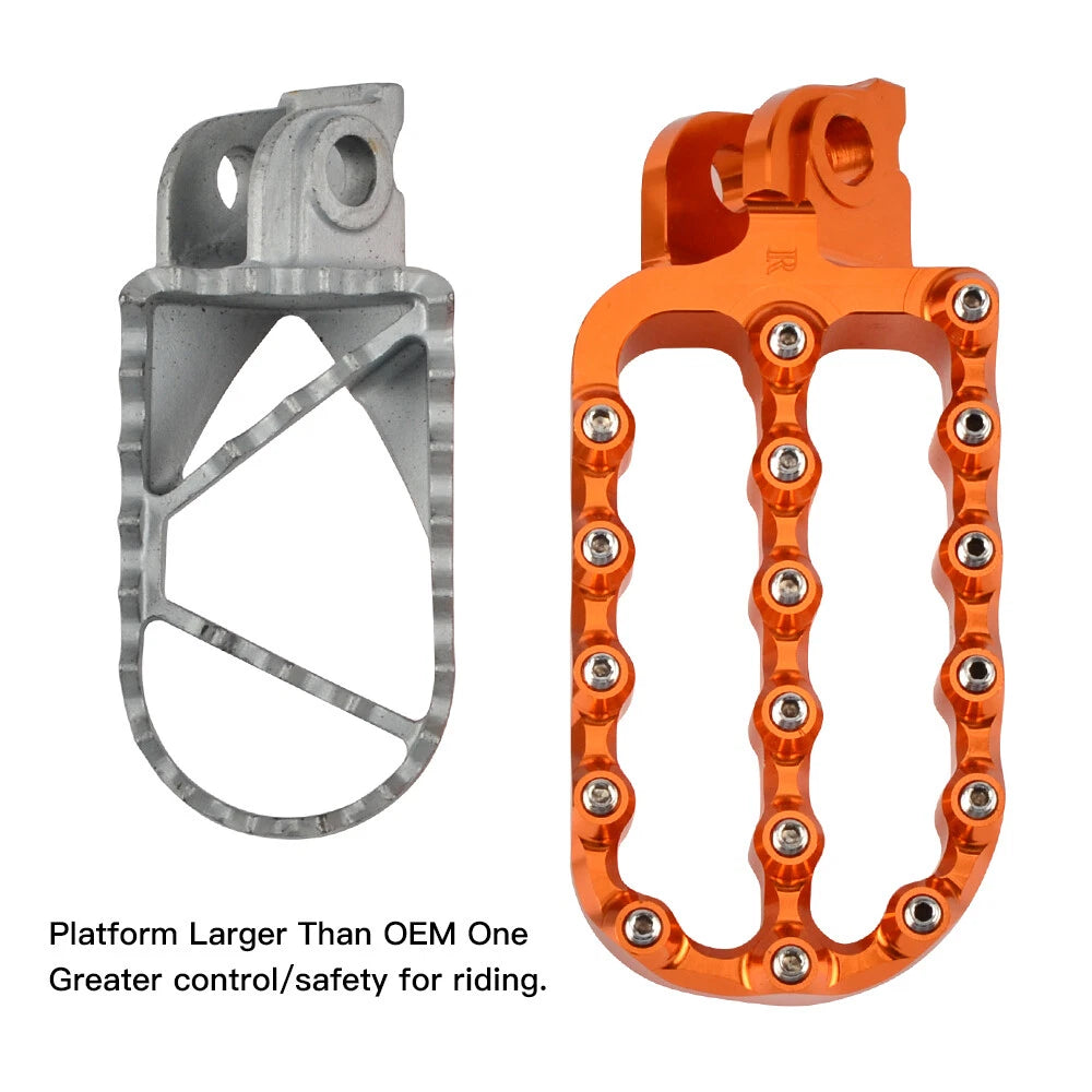 Wide Foot Pegs for KTM 690 Enduro/R SMC/R Supermoto/R (2013–2023)