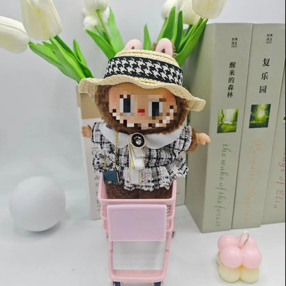 3PCS Suit with Hat for La Boo Boo (15-17cm)