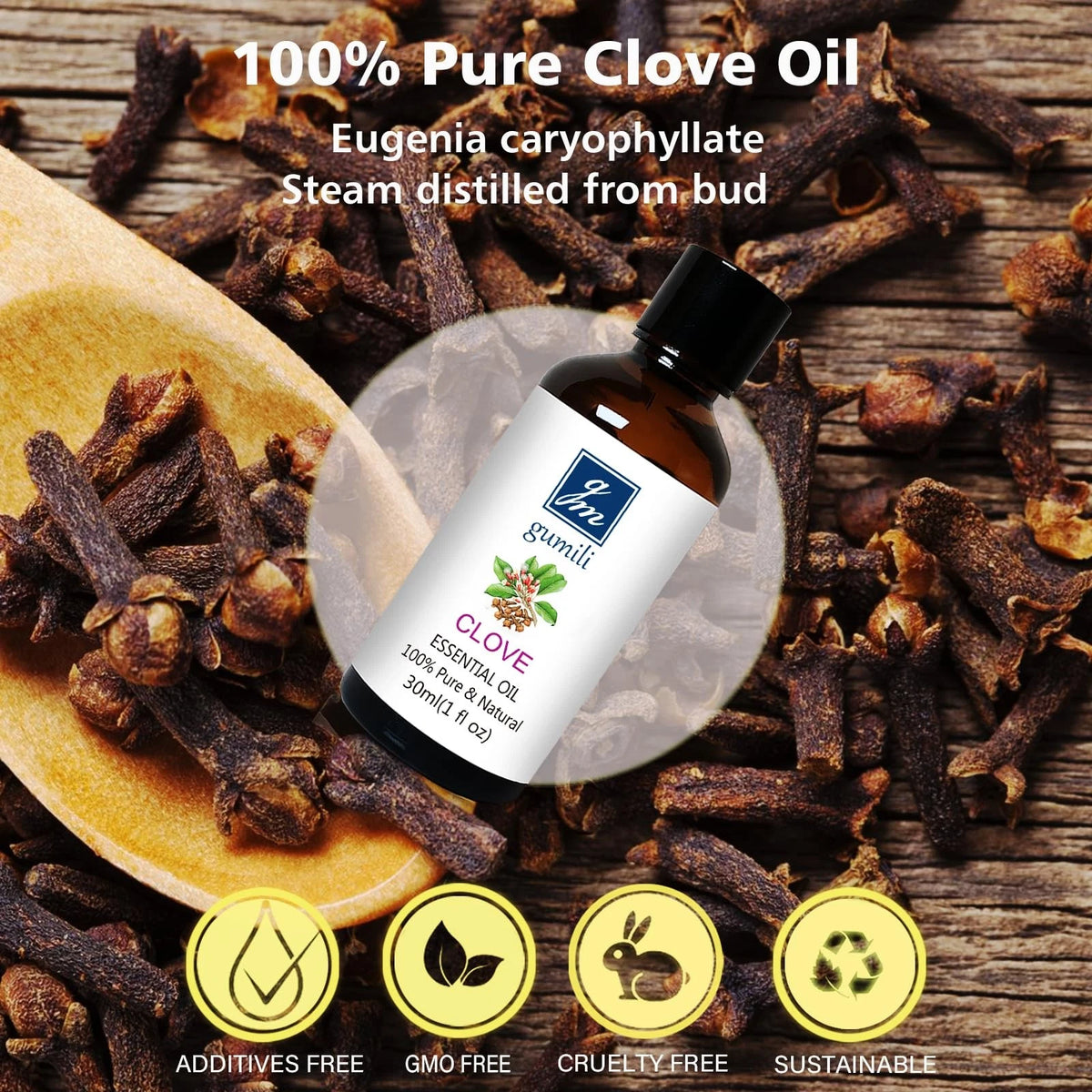 Clove Oil 1 Oz for Essential Oil Use (Pack of 1)
