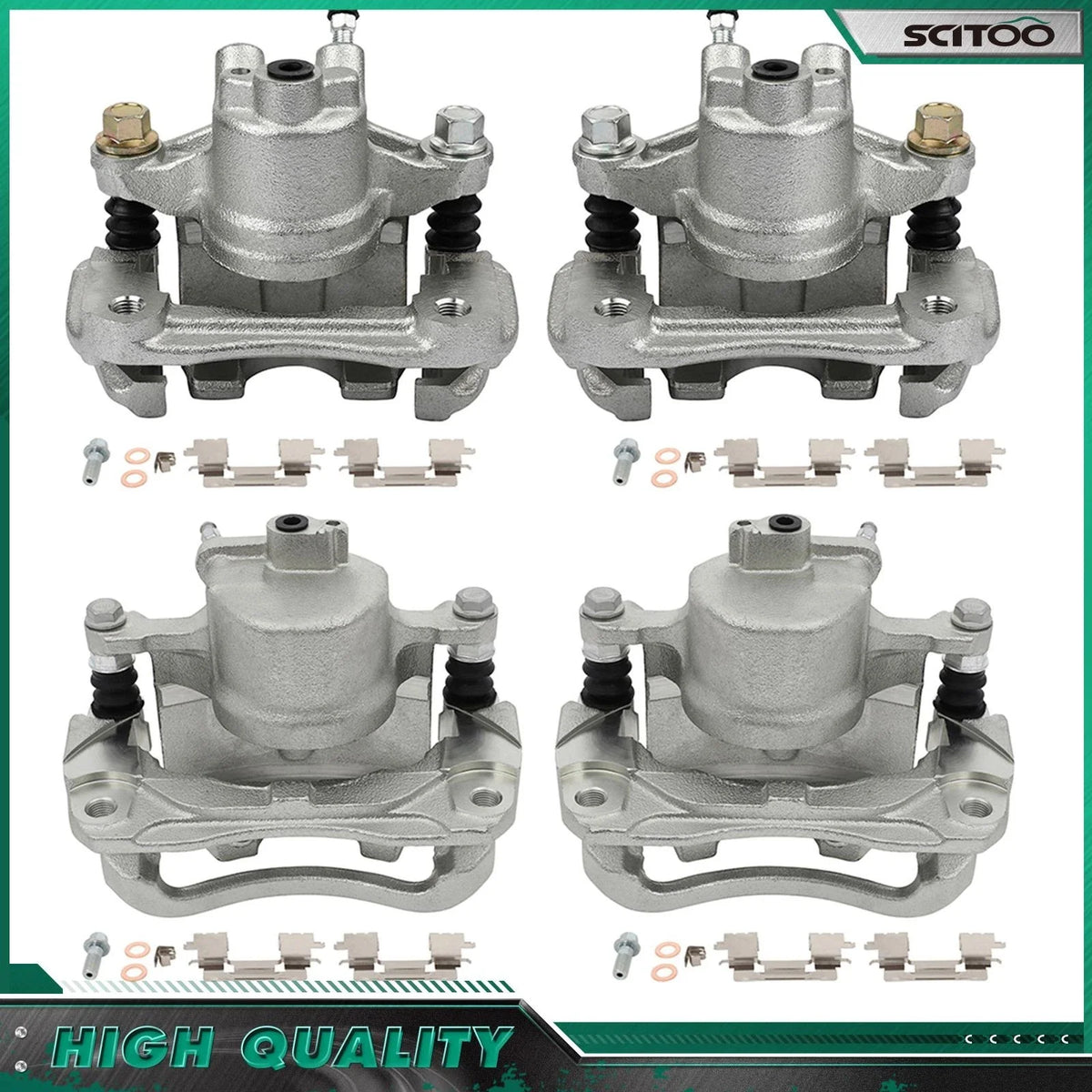 Set of 4 Front Rear Brake Calipers for Toyota Camry (2005–2006)