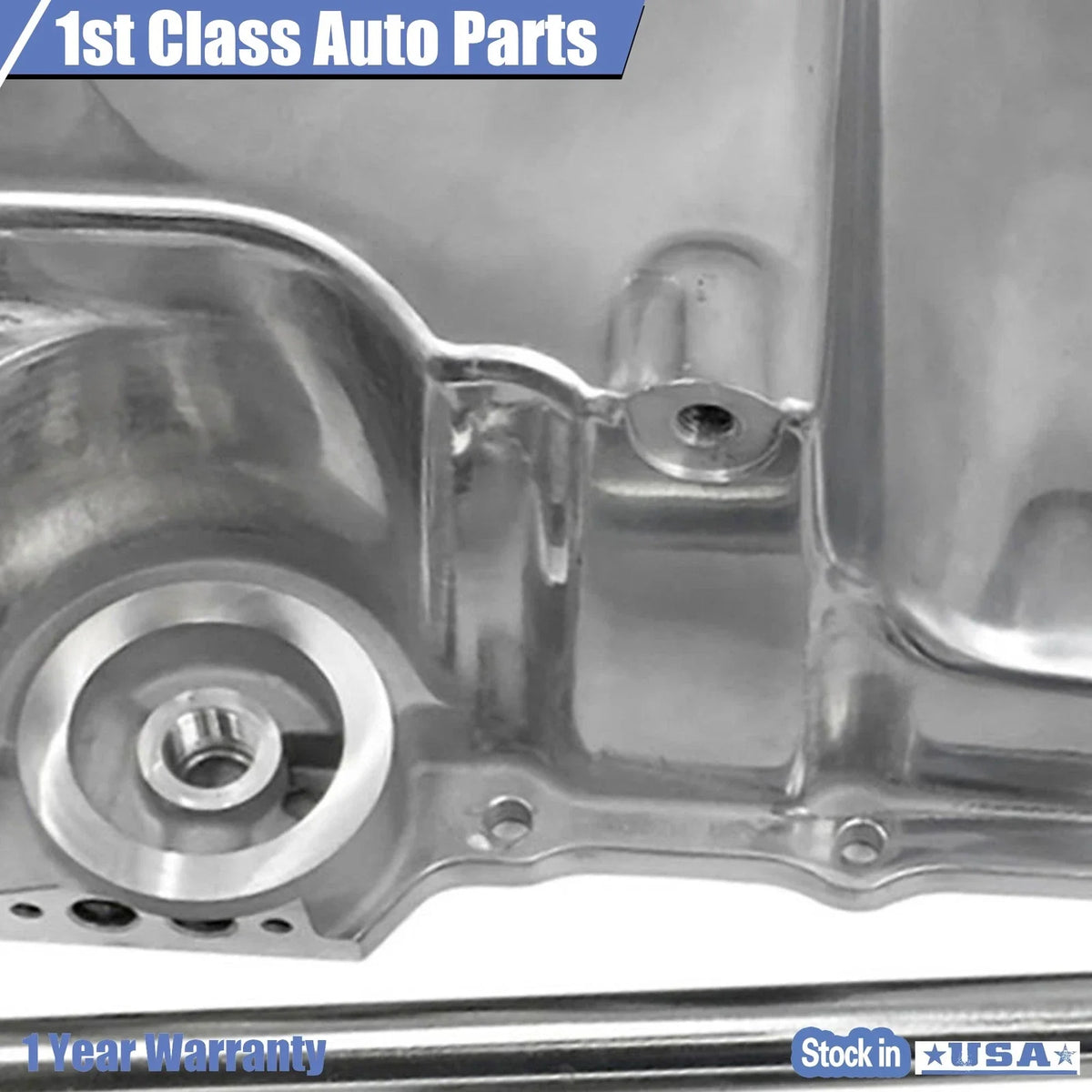 Polished LS Swap Retrofit Oil Sump Conversion Kit for A-Body Chevelle (1964–1972)