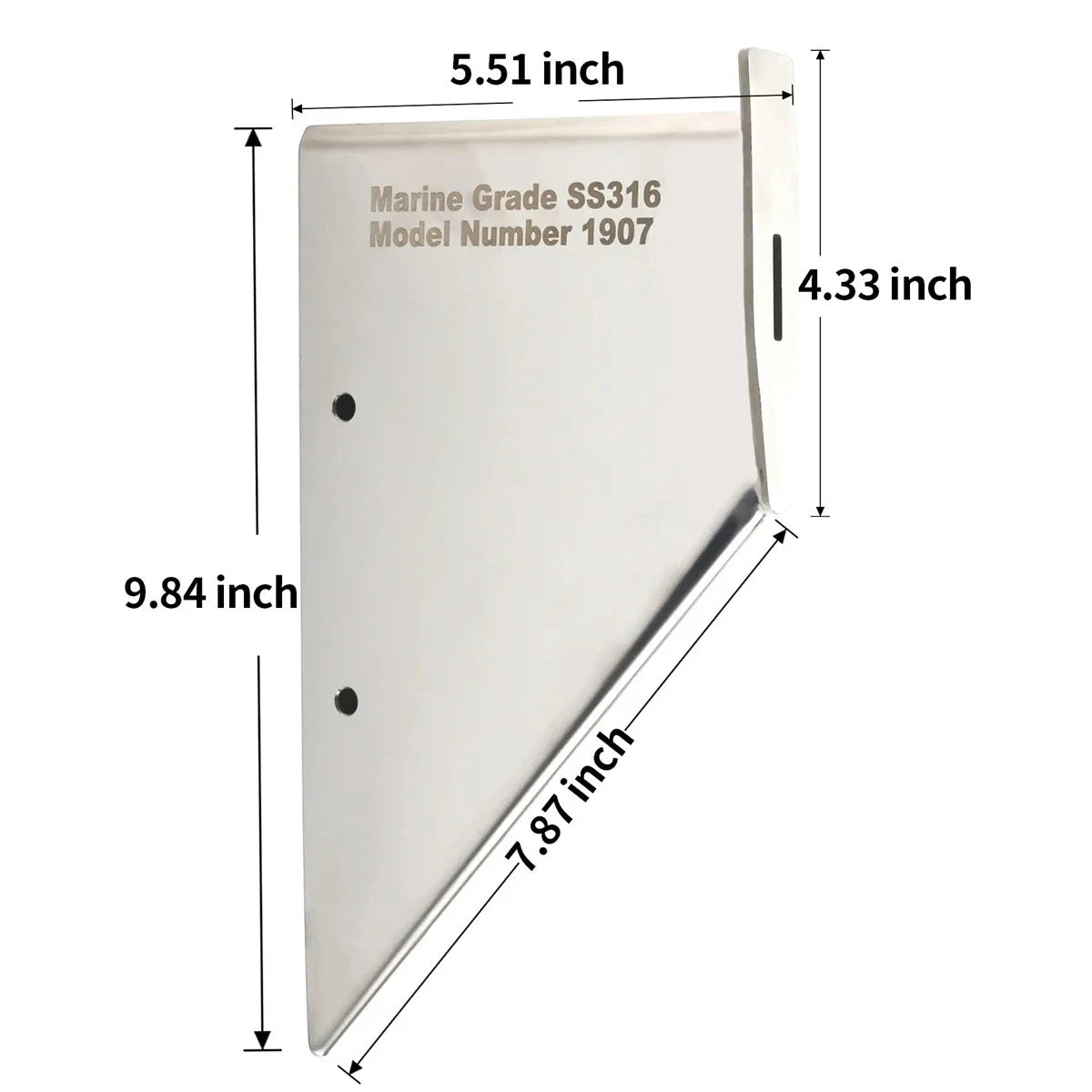 Stainless Steel Lower Unit Skeg Guard for Mercury Mercruiser Alpha I (27021)