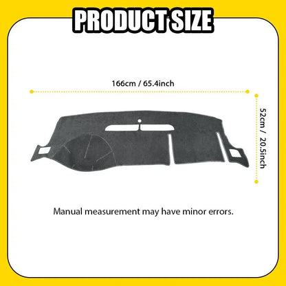 Dashboard Cover Mat for Chevrolet Suburban Tahoe Silverado (2007–2013)