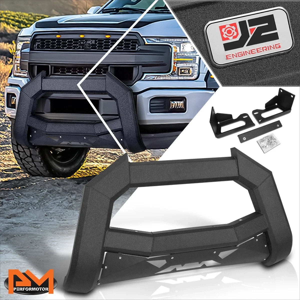 Bull Bar Front End Bumper Grill Guard for Ford F250-F550 SD (1999–2007)