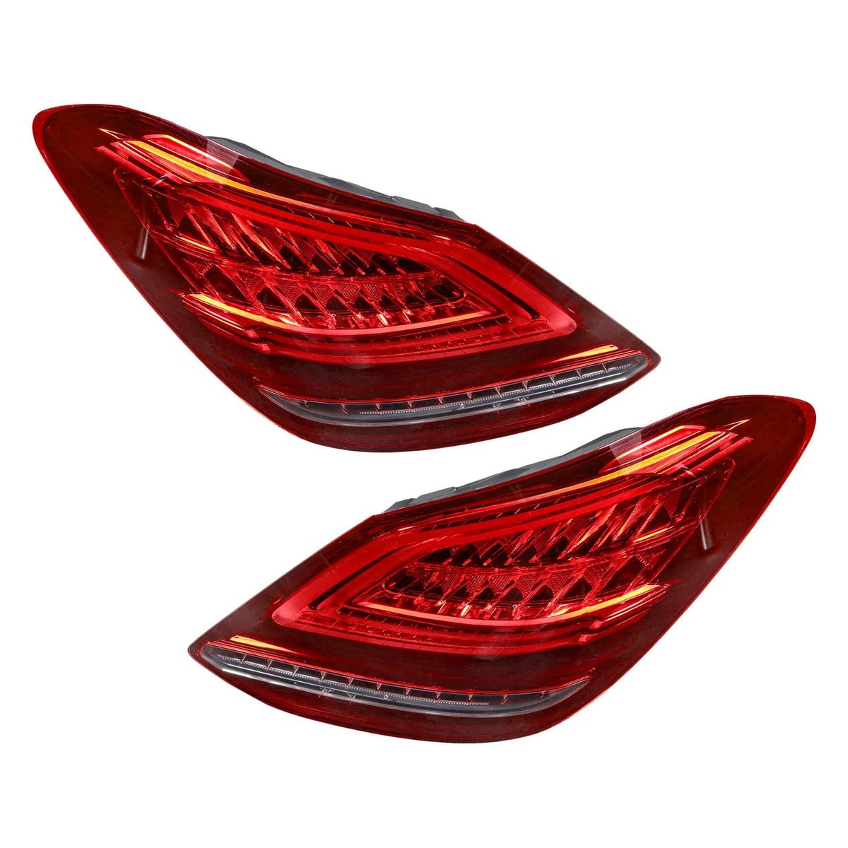 Set of 2 LED Tail Lamps for Mercedes Benz W205 C-Class (2019–2021) BCK97955K