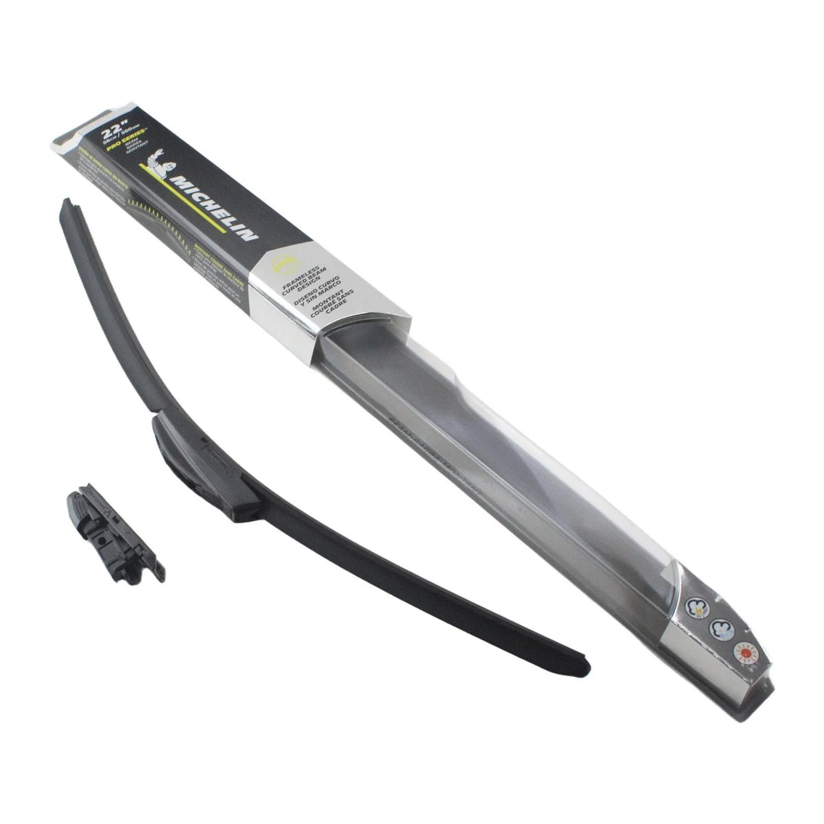 Set of 2 Michelin Pro Series Beam Wiper Blades for Audi S4 (1992–1994)