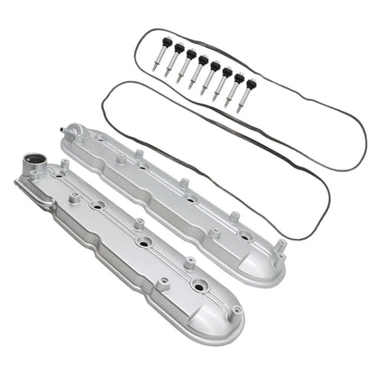 Set of 2 Valve Covers for GM Chevy LS LS3 4.8 5.3L 6.0L 6.2L (12637684, 12642655)