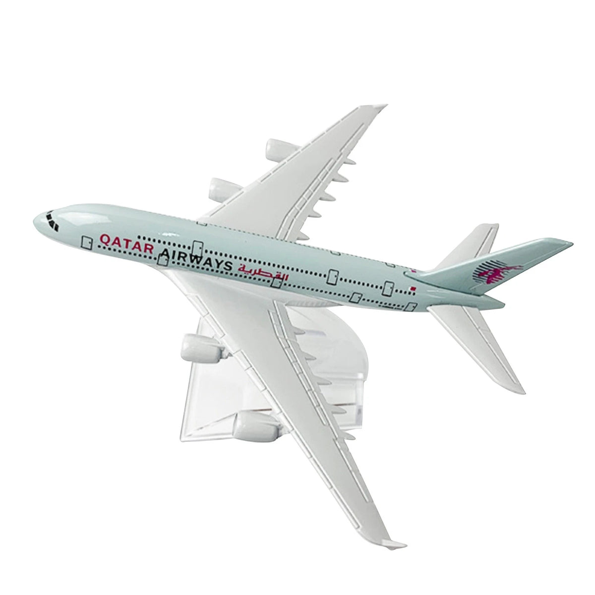 1:400 A380 Qatar Airways Airplane Model Alloy Simulation Aircraft Ornament