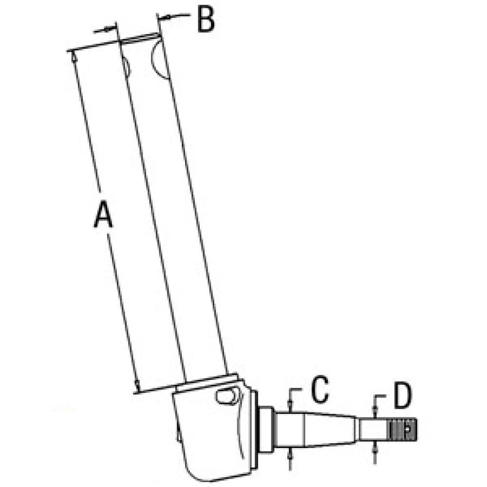 Left Spindle for Ford Tractor 8N NAA Jubilee (1947–1952)