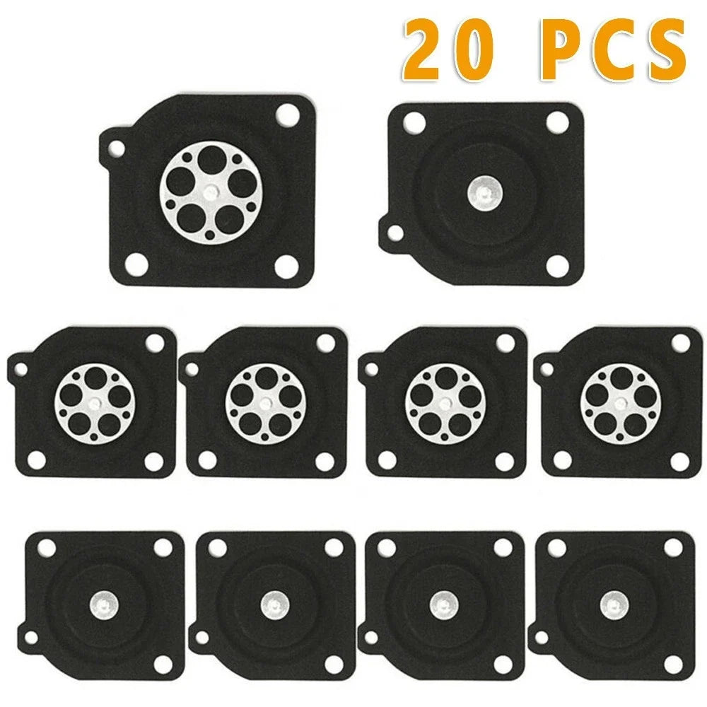 20pcs Carburetor Metering Diaphragm Repair Kit for Zama C1U (A015010)