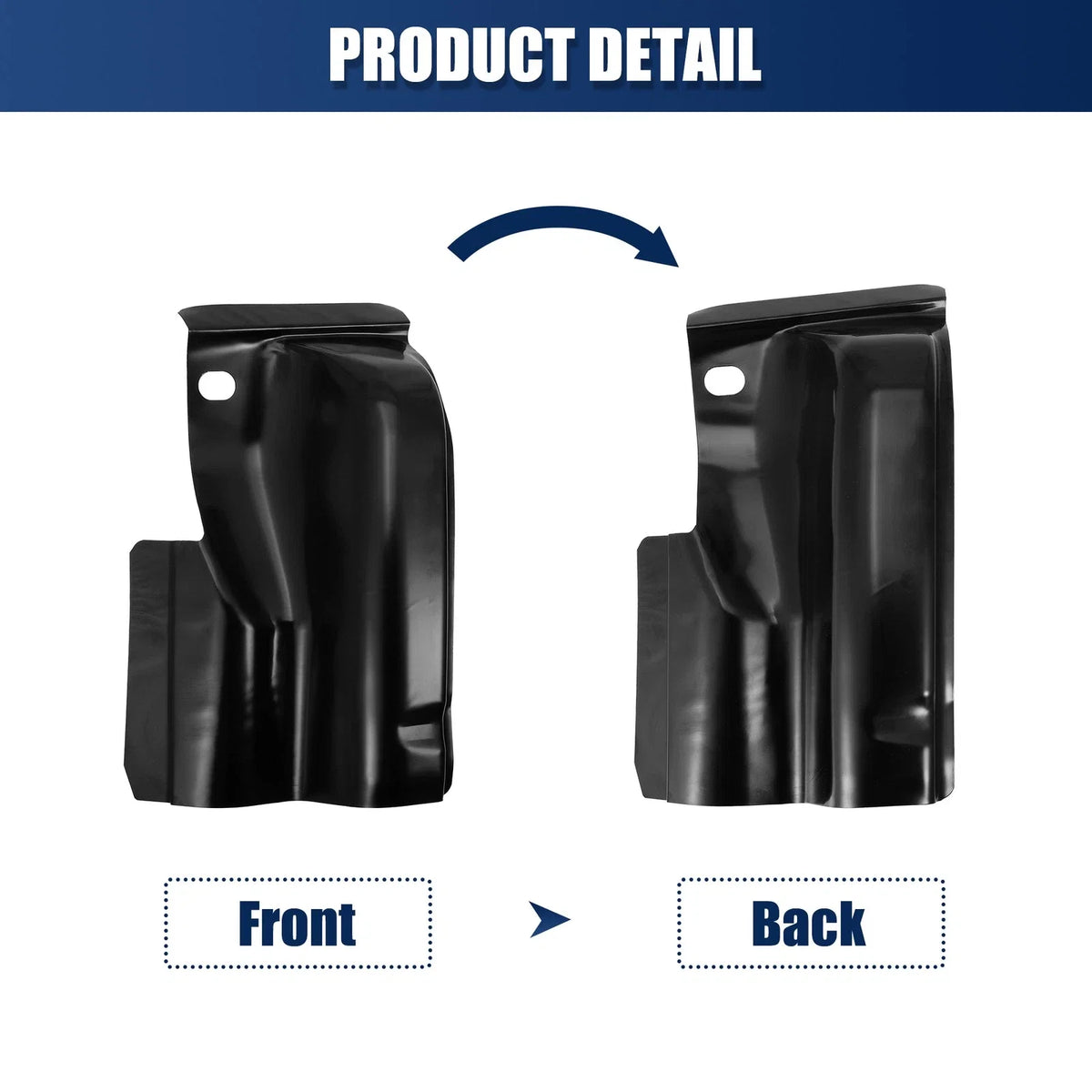 Pair Steel Door Corner Panel for Ford F-150 (2009–2014)