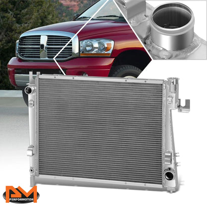 Full Aluminum 3-Row Cooling Radiator for Dodge Ram 1500 2500 3500 (2004–2009)
