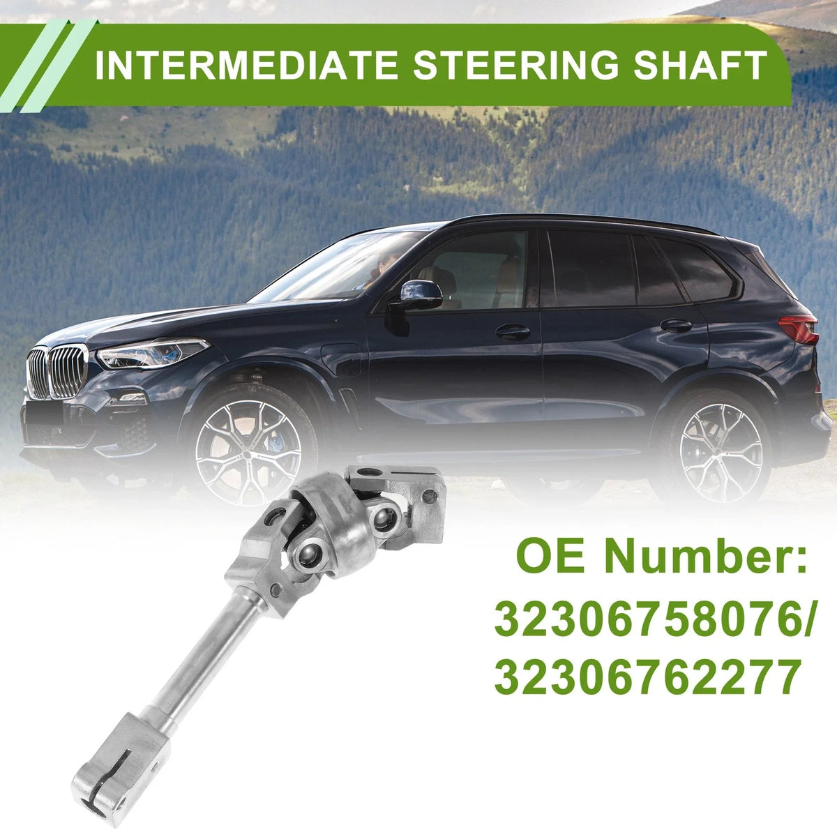 Steering Column Shaft for BMW X5 E53 (2001–2006) No. 32306758076 Metal