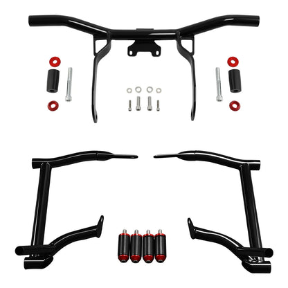 Saddlebag Support Guards & Engine Crash Bar for Harley Street Glide (2014–2023)