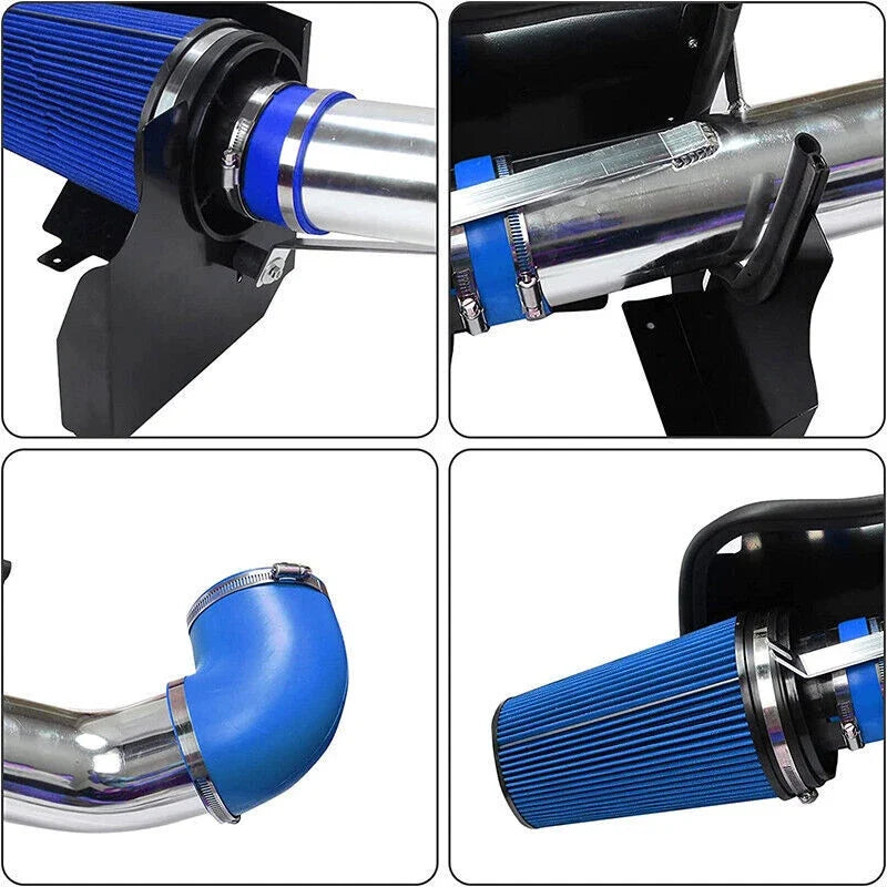Cold Air Intake System + Heat Shield for GMC/Chevy V8 4.8L/5.3L/6.0L (1999–2006)