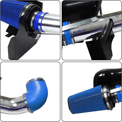 Cold Air Intake System + Heat Shield for GMC/Chevy V8 4.8L/5.3L/6.0L (1999–2006)