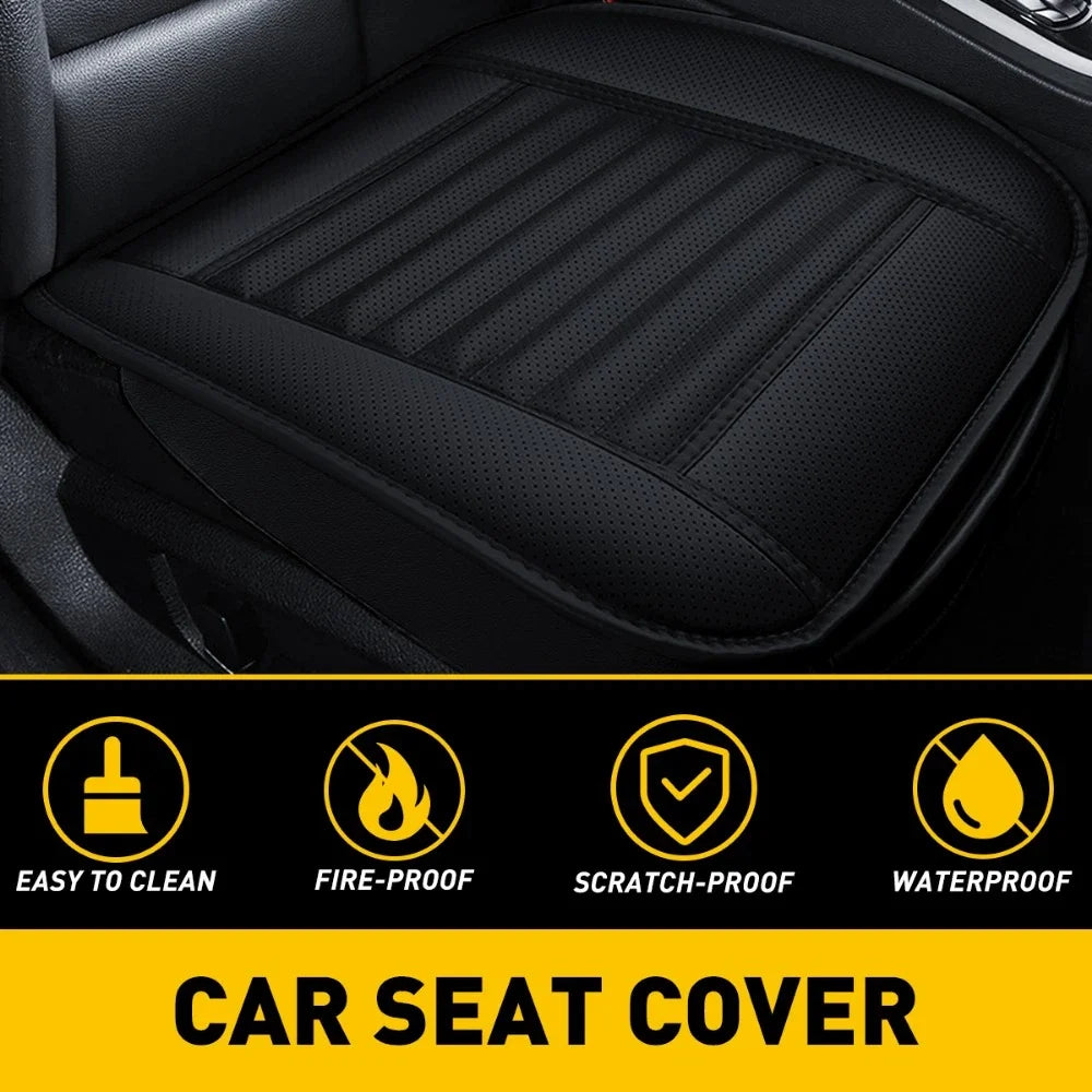 Set of 4 Leather Car Seat Covers for Universal Fit (Auto Interior)