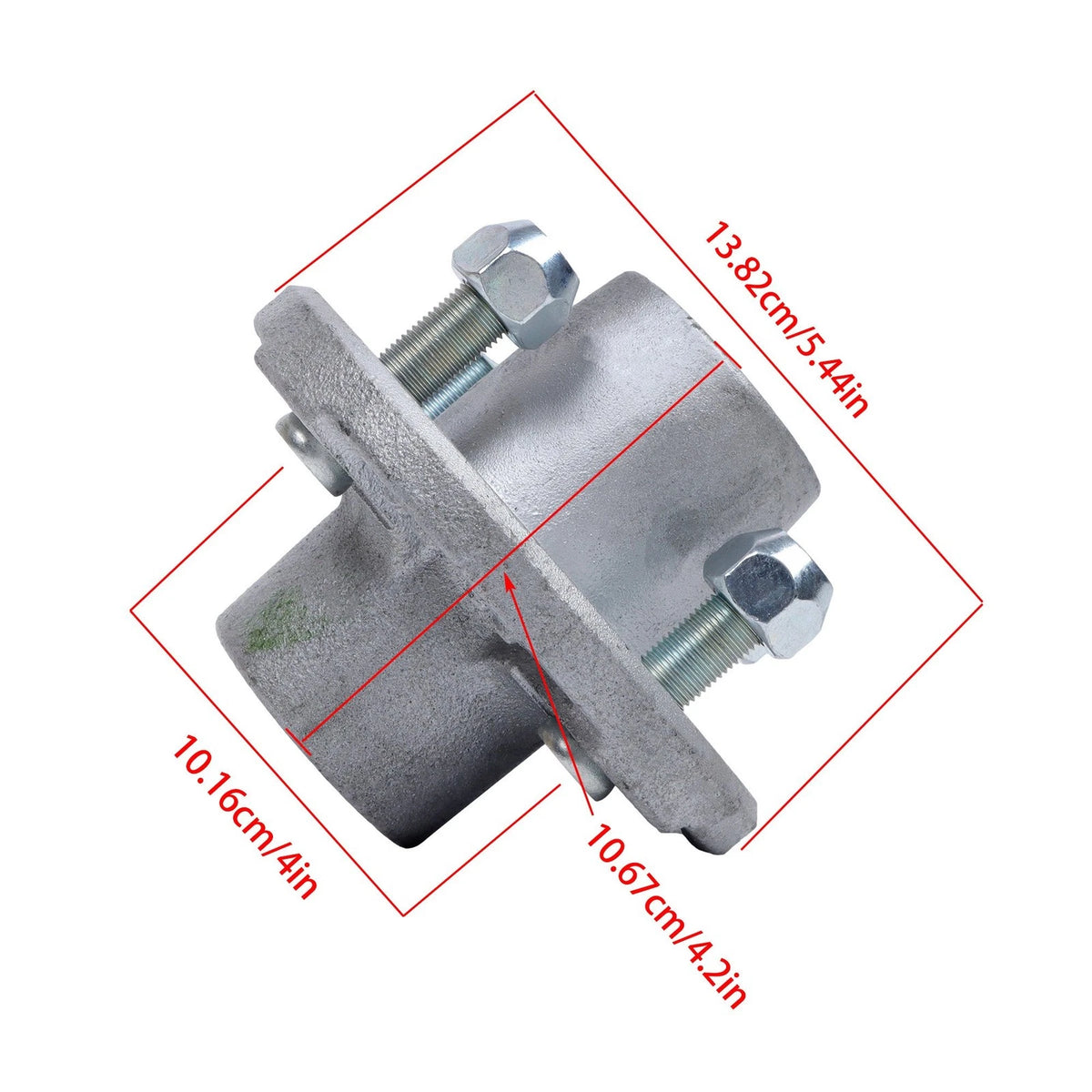 2X Hot Dipped Galvanized Trailer Hubs for 4 Lug (BCK36883K)