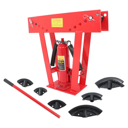 12 Ton Manual Hydraulic Pipe Bender Tool for Exhaust Tubing (No Year Range)