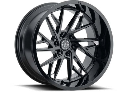 Method Race Wheels MR801 22x10 -18 OS 6x5.5 Gloss Black Milled (MR80131060518N)
