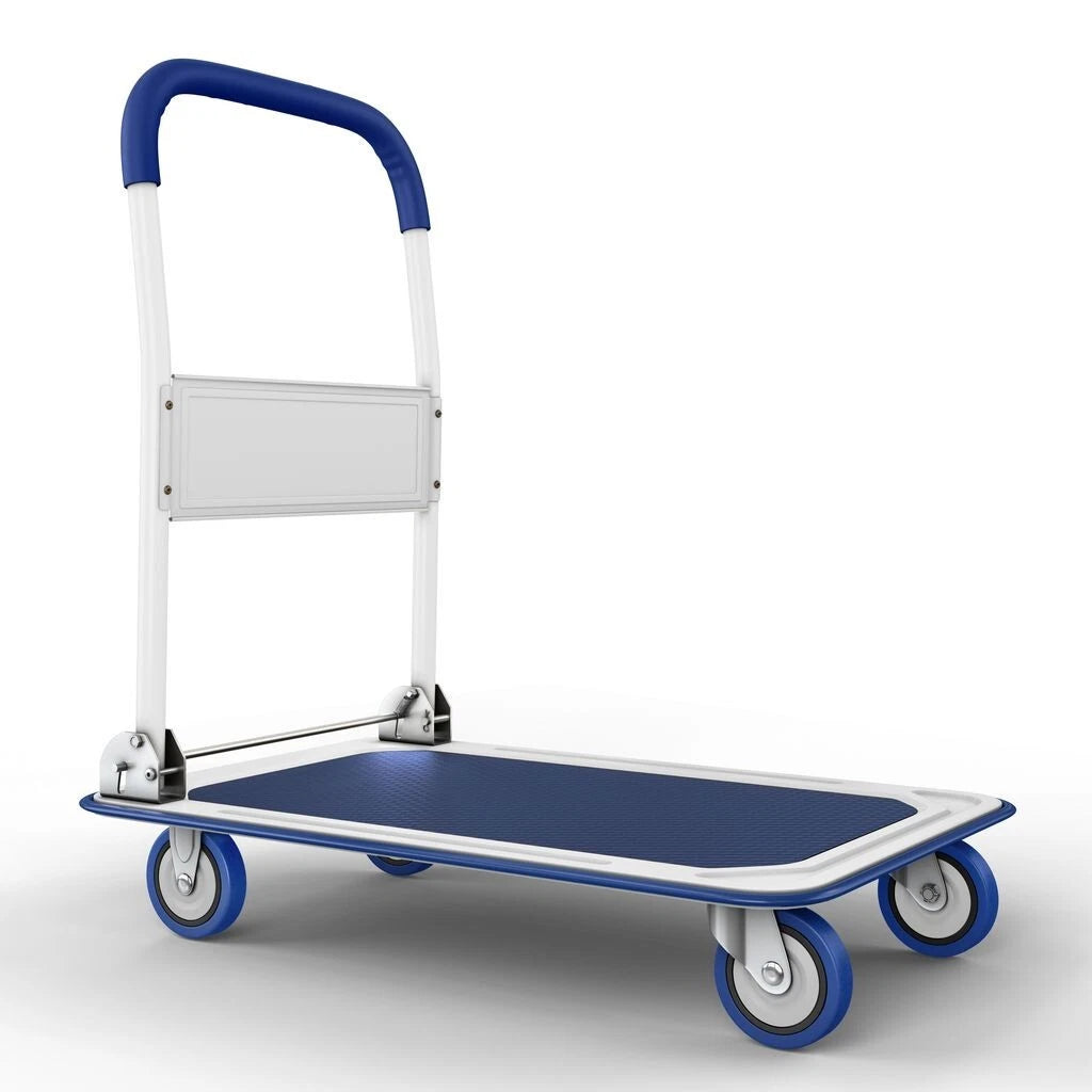 Folding Hand Truck Dolly Cart for Luggage Moving (330lbs Capacity)