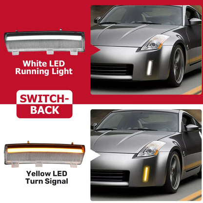 Clear Lens Turn Signal Lights for Nissan 350Z (2006–2009)