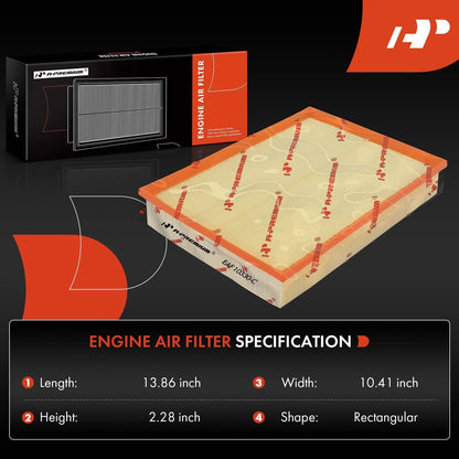 Engine Air Filter for Dodge Freightliner Mercedes-Benz Sprinter 1500 (2007–2023)