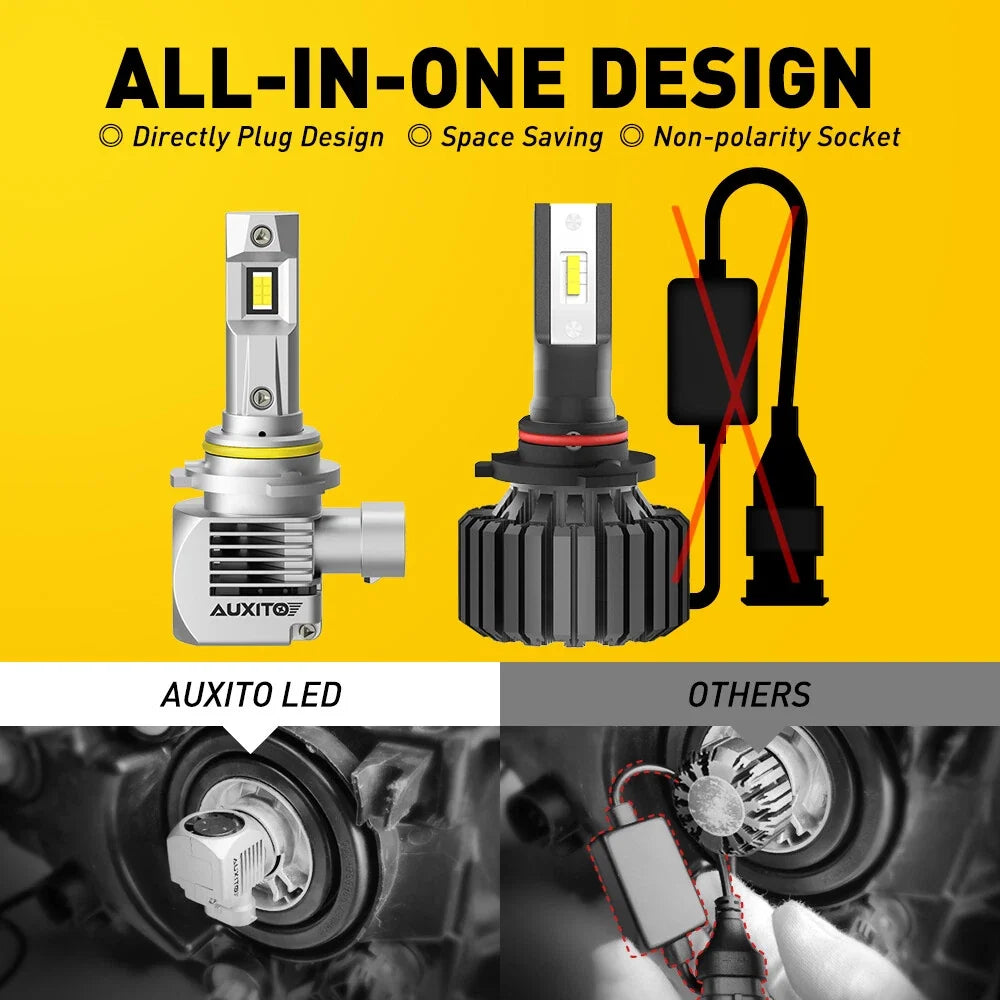 AUXITO 9005 LED Headlight Bulbs for