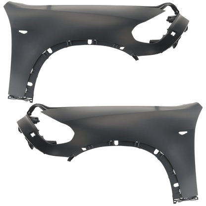Set of 2 CAPA Fenders for BMW X5 E70 (2011–2013) with Headlamp Washers