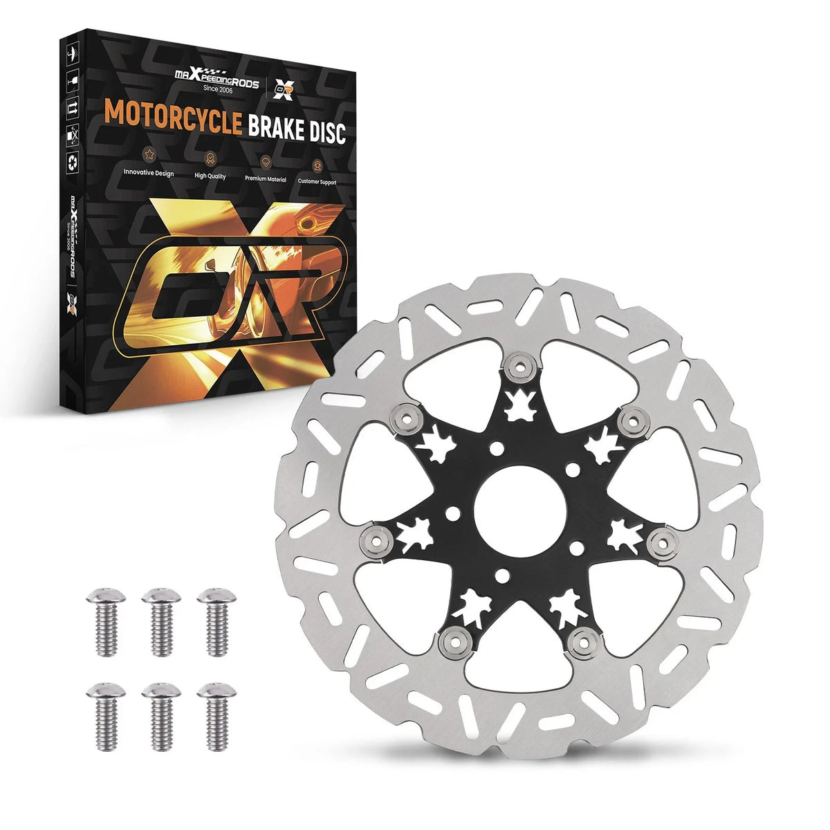 1PC Front Brake Rotor Disc for Harley-Davidson Trike (2009–2019) Softail (2015–2024)