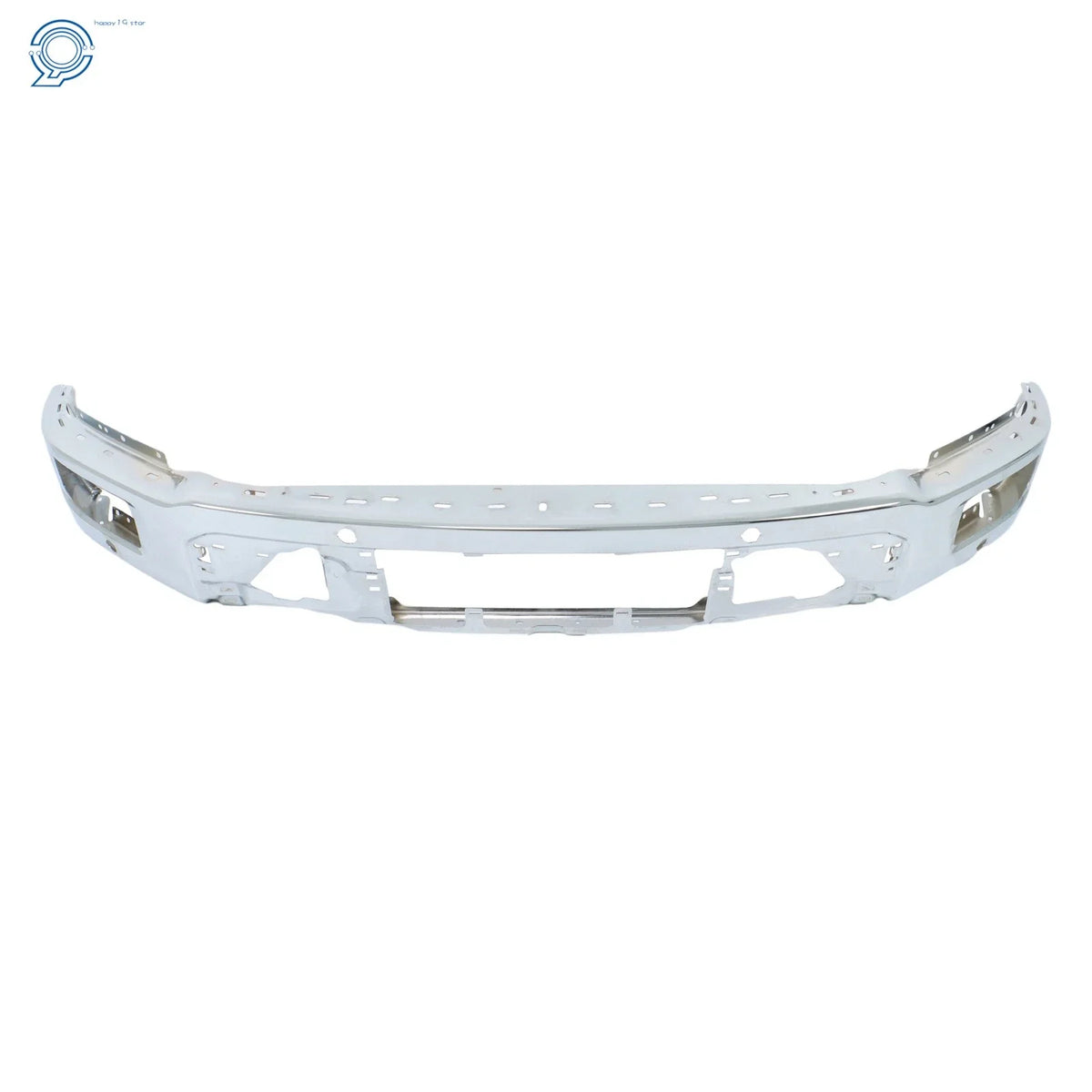 Chrome Front Bumper Face Bar with 4 Sensor Holes for Ford F150 (2024–2025)