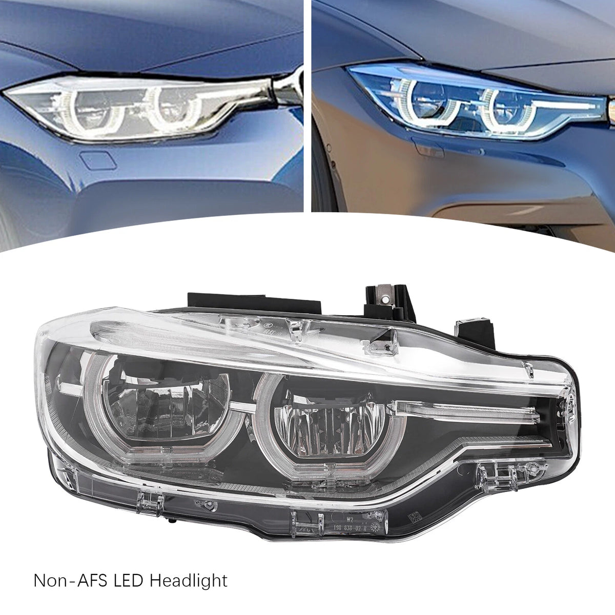 LED Right Headlight for BMW 3 Series F30 (2016–2019) 63117419630, 8738716
