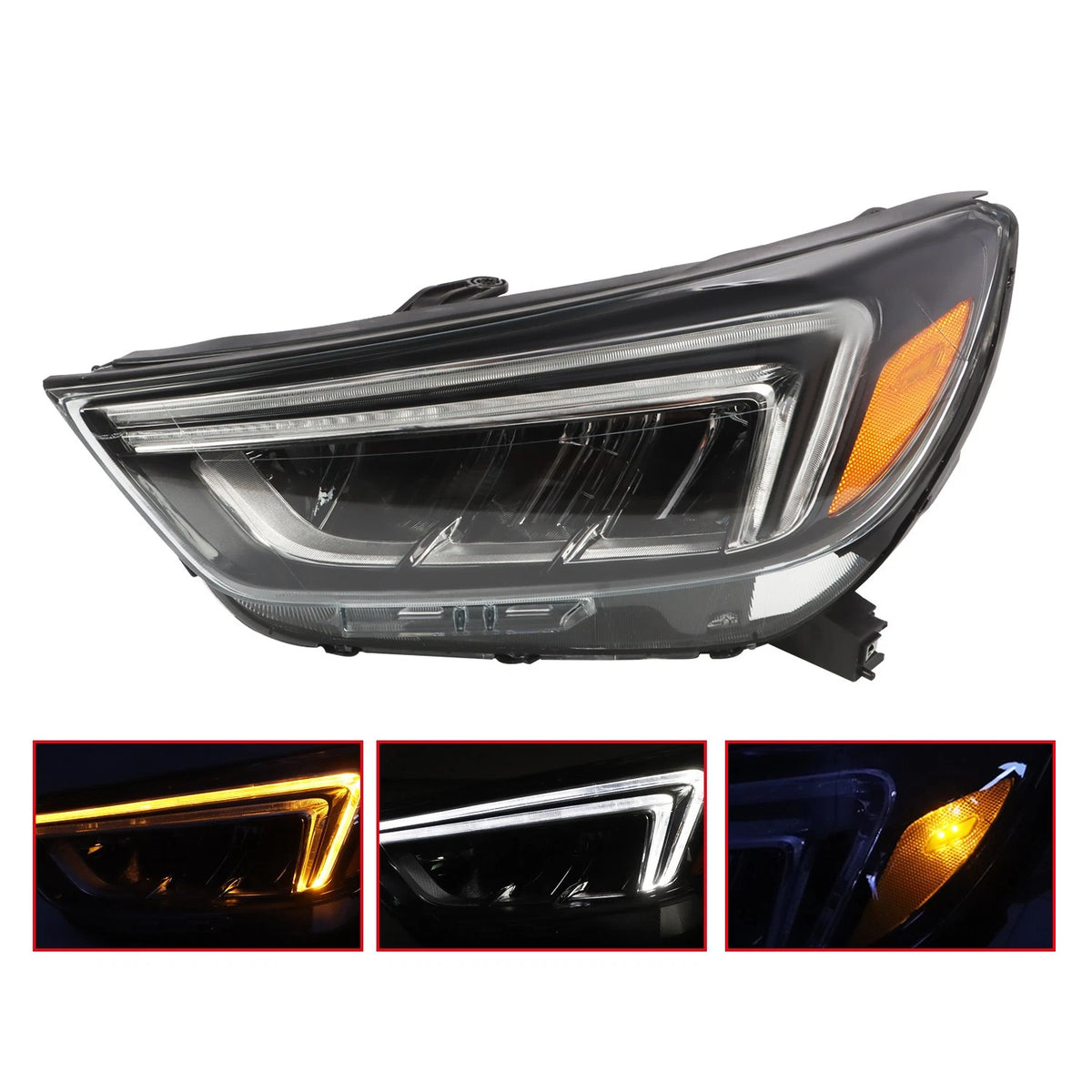 Full LED Headlight for Buick Encore (2017–2020) 42679380, 42740097, GM2502479