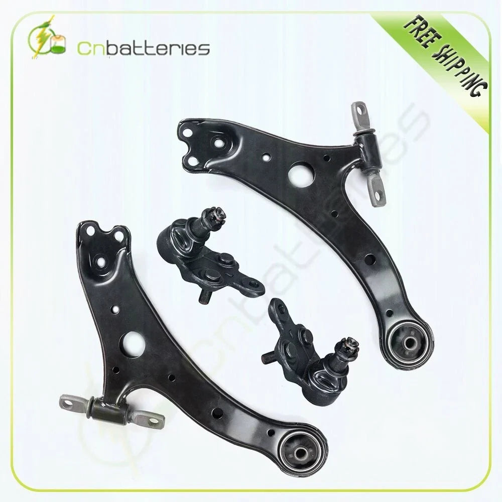 Set of 4 Front Lower Control Arms with Ball Joints for Toyota Highlander (2004–2007)
