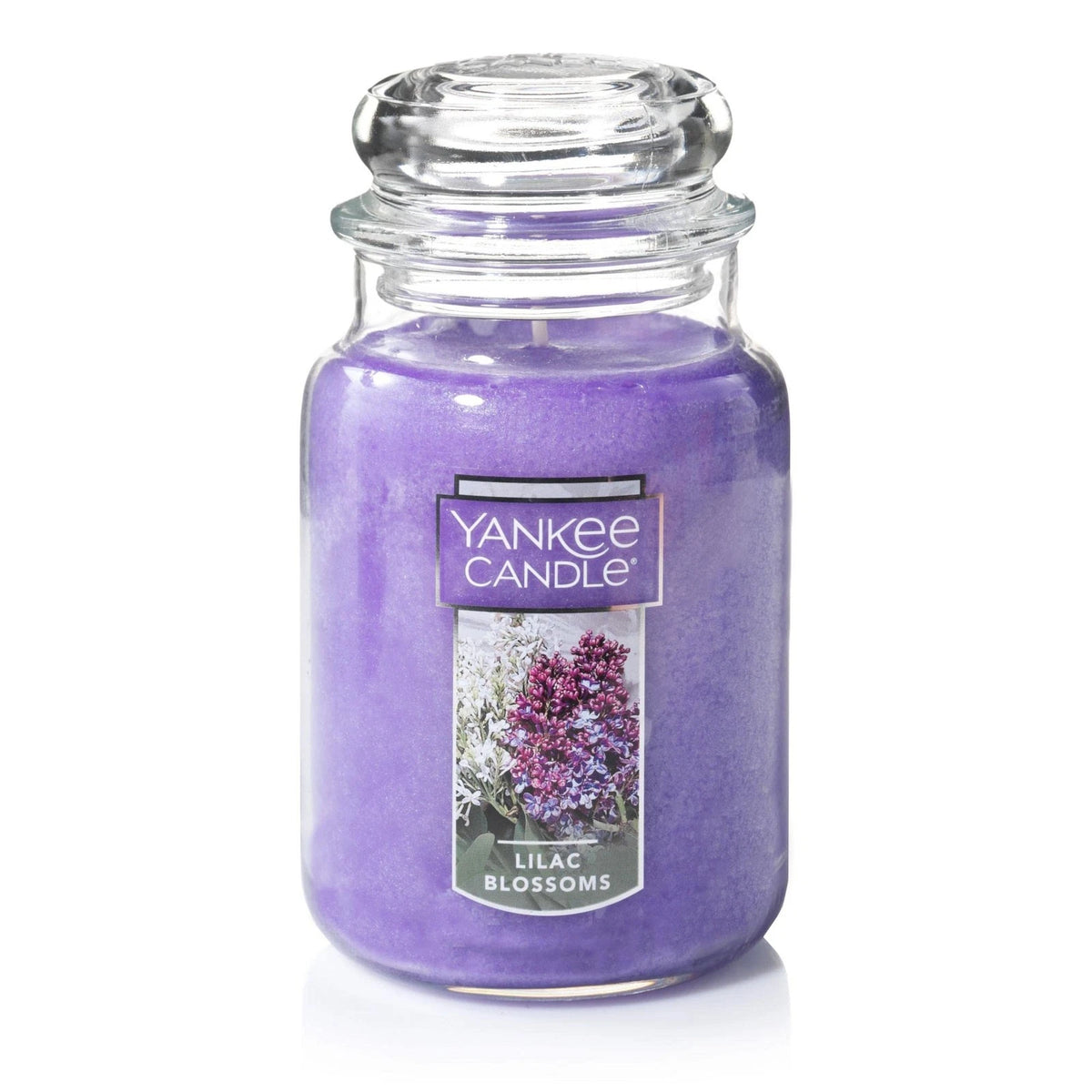Large Scented Jar Candle Lilac Blossoms 22oz 110 Hour Burn