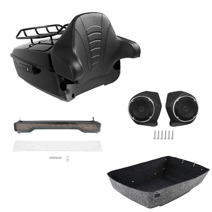 Trunk Pad Rack Light Speakers for Harley Touring Road Glide (2014–2026)