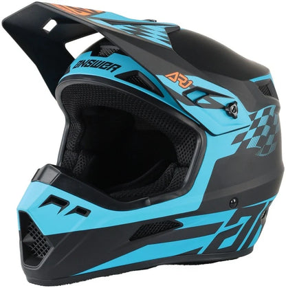 AR1 Sweep Helmet for Youth Medium (Black/Astana/Hyper Orange)