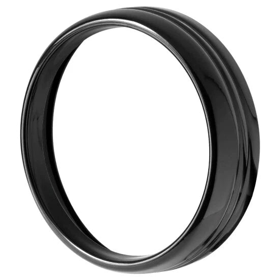 Black Headlight Trim Ring for Harley Electra Glide Street Glide Road King (1994–2024)