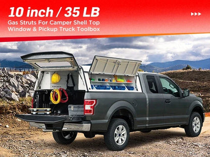 10" Gas Strut Lift Support Props for Truck Tool Box Lids (1935–1938)